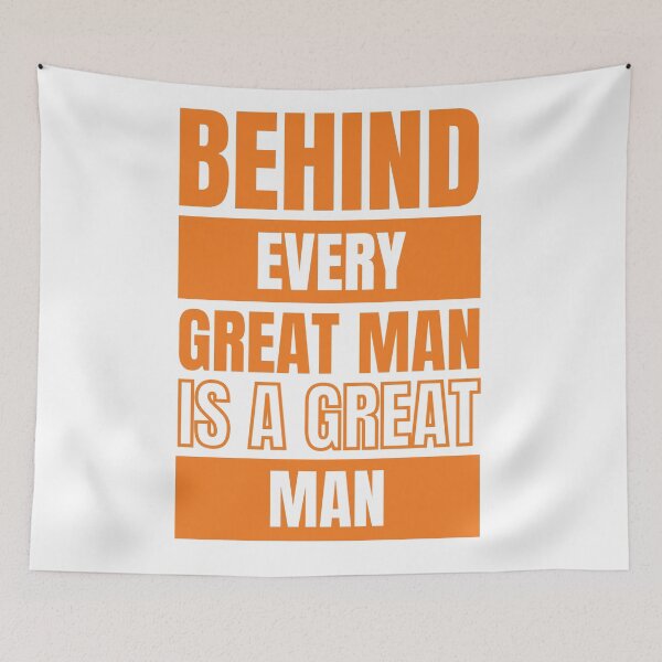 Item preview, Behind Every Great Man is a Great Man designed and sold by trendingatees.