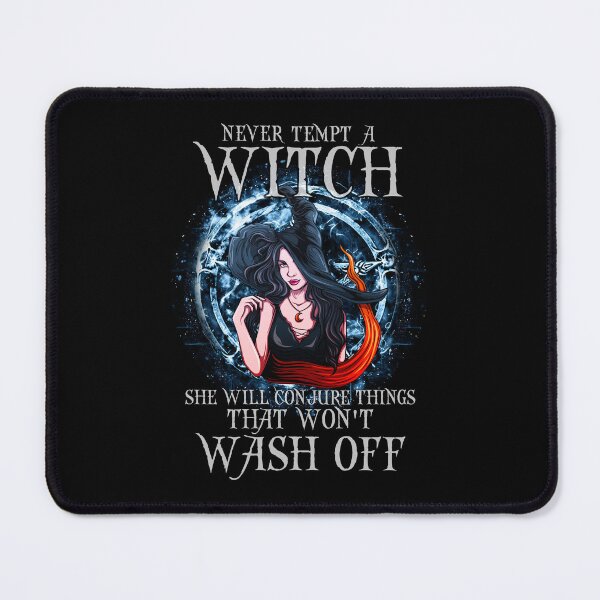 Item preview, Never Tempt A Witch She Will Conjure Things That Won't Wash Off Witch Halloween designed and sold by kibbeegaddisi.