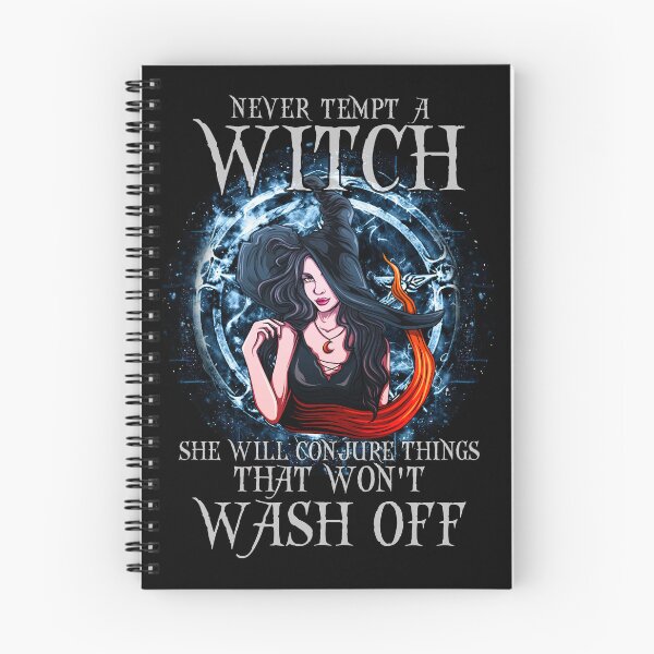 Item preview, Never Tempt A Witch She Will Conjure Things That Won't Wash Off Witch Halloween designed and sold by kibbeegaddisi.