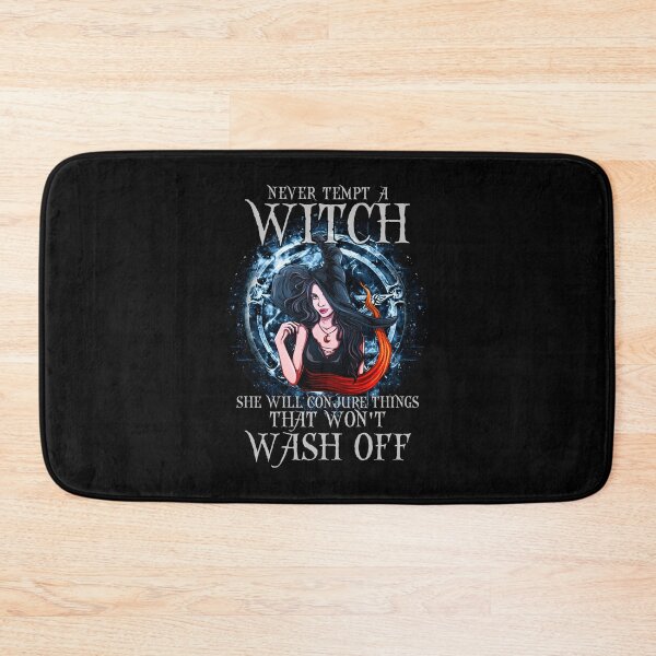 Item preview, Never Tempt A Witch She Will Conjure Things That Won't Wash Off Witch Halloween designed and sold by kibbeegaddisi.