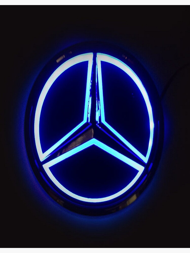 Mercedes Logo Sticker Decal Greeting Card for Sale by tankarma