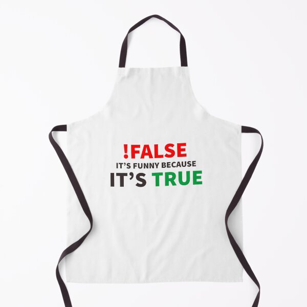Item preview, !False It's Funny Because It's True Programmer Quote Geek Classic T-Shirt designed and sold by YouSsefHN05.
