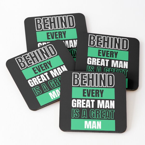 Item preview, Behind Every Great Man is a Man designed and sold by trendingatees.