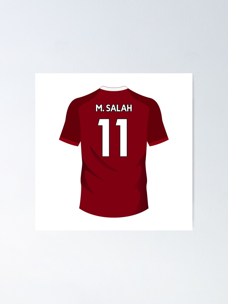 Mohamed Salah Jersey  Poster for Sale by FOliverIsmael