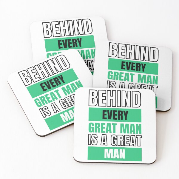 Item preview, Behind Every Great Man is a Great Man designed and sold by trendingatees.