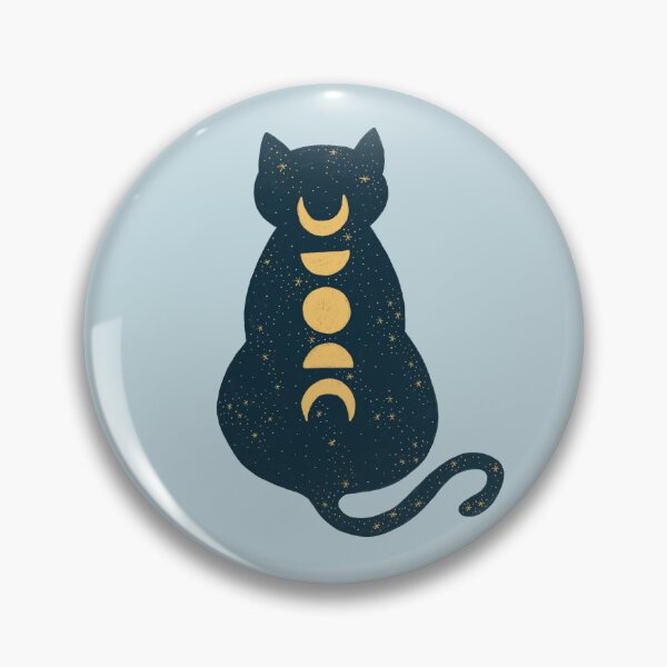 Item preview, Moonphase Cat Stars Moon Starry Night Sky designed and sold by whimsymilieu.