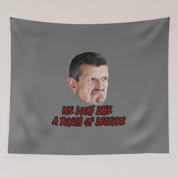 Item preview, We Look Like A Bunch of Legends - Guenther Steiner - Formula 1 Oil Paint designed and sold by Harley-Jay.