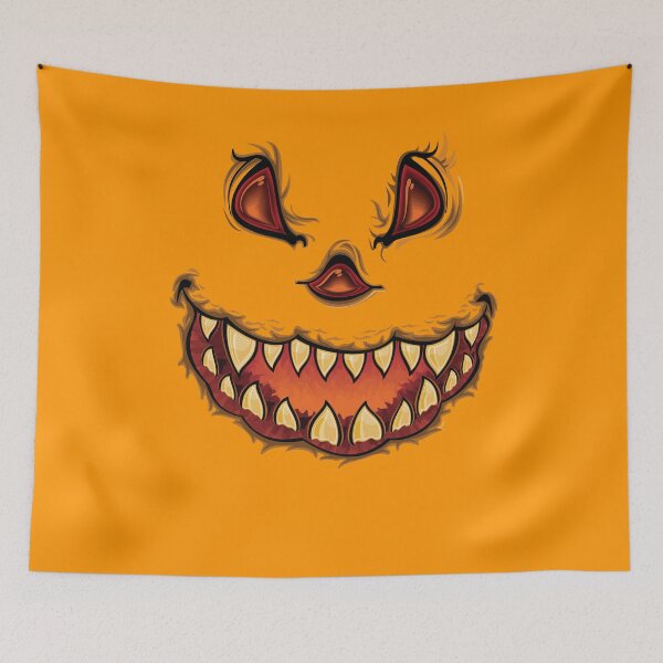 Item preview, Halloween scary evil pumpkin funny pumpkin head designed and sold by Luxury-Outfits.