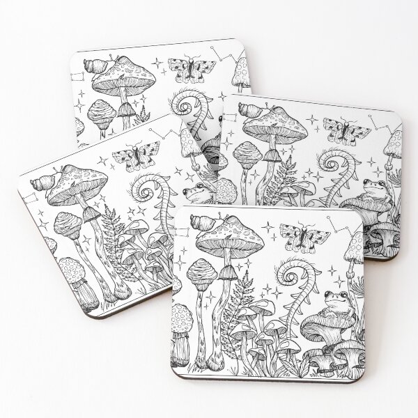 Item preview, Whimsical Mushroom Forest designed and sold by StudioRosebud.
