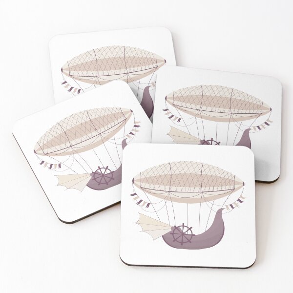 Item preview, stylish retro air ship  designed and sold by Olyanazh.