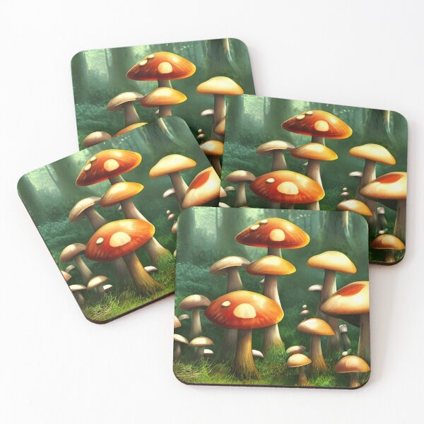 Item preview, Mushroom Forest Mixed Media, Ai Generated Art  designed and sold by ACC .