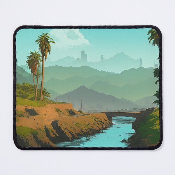 Item preview, The river leading to the city designed and sold by inksawakening.
