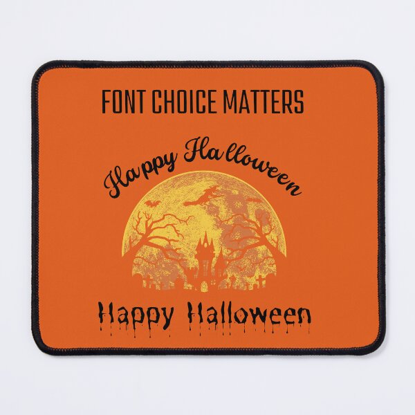 Item preview,  Font Choice Matters, Happy Halloween  designed and sold by GulQari.