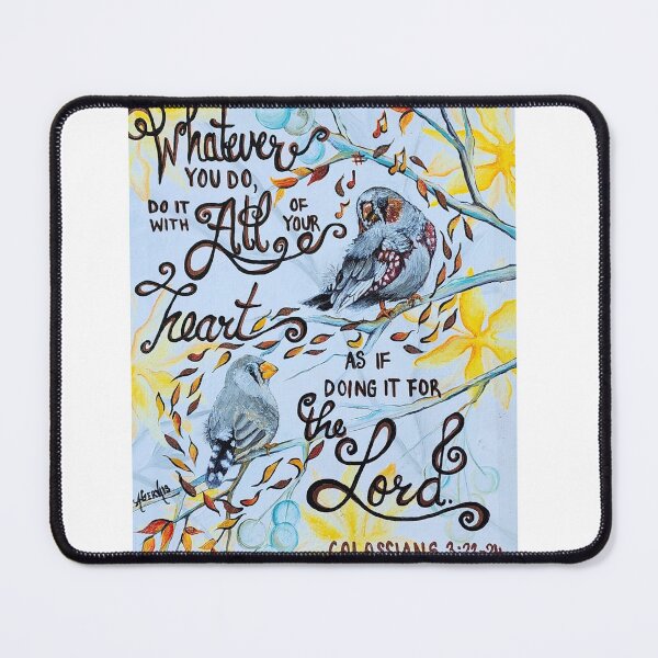 Item preview, Colossians 3:23 designed and sold by ArtByGervais.