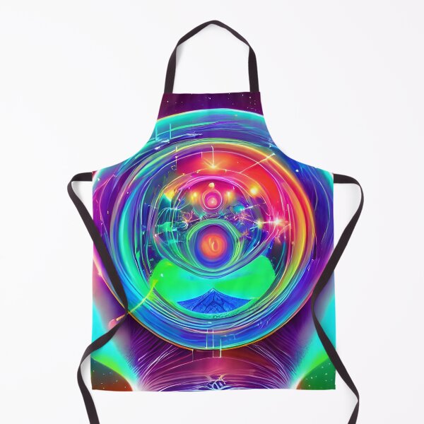 Item preview, Musical Synchronicity No.6 - Astral Cosmic AI Illustration - Split open Face designed and sold by Recall-Design.