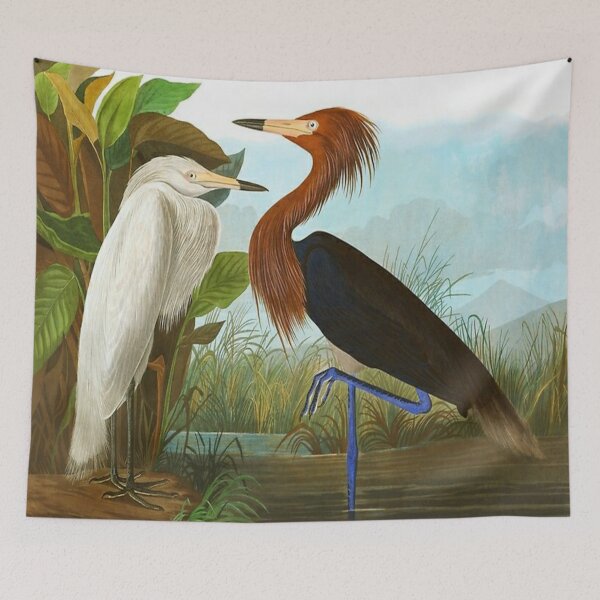 Item preview, John James Audubon - Purple Heron, artwork by John James Audubon designed and sold by Olivia-One.