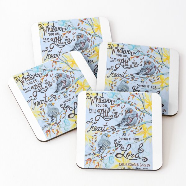Item preview, Colossians 3:23 designed and sold by ArtByGervais.