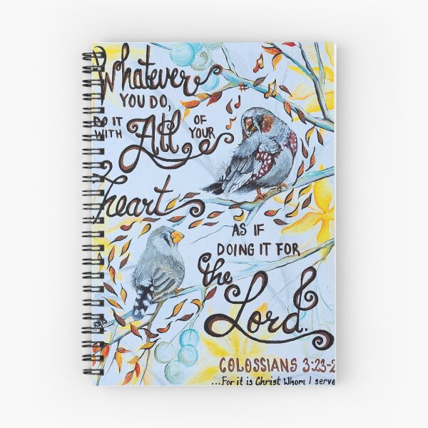 Item preview, Colossians 3:23 designed and sold by ArtByGervais.
