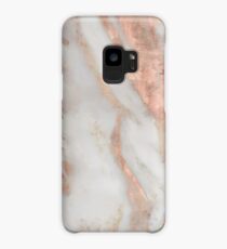 Civezza - rose gold marble Case/Skin for Samsung Galaxy