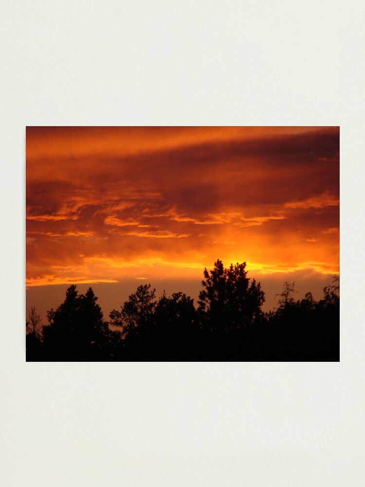 Alternate view of Sky on Fire Photographic Print