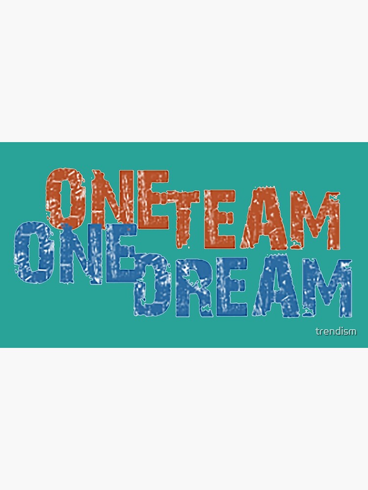 one team one dream shirt