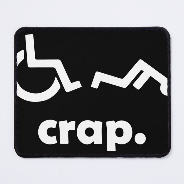 Item preview, Crap Handicap Funny Wheelchair Tee Disabled Rude Offensive  designed and sold by cmarecsubalic.