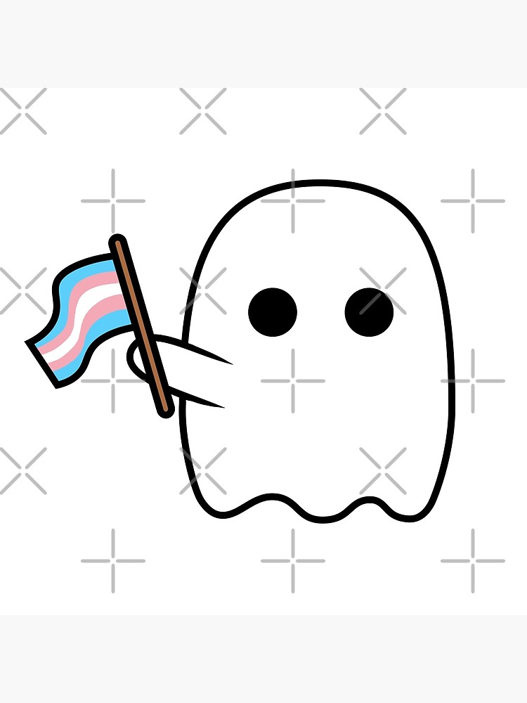 Ghost With Trans Pride Flag Poster For Sale By Lunyssa Redbubble 3589