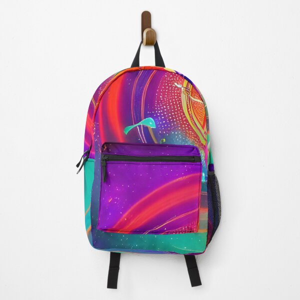 Item preview, Sincronicidad musical No.7 - Ilustración de IA cósmica astral - Mujer caminando hacia un ser alienígena designed and sold by Recall-Design.