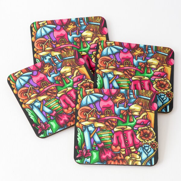 Item preview, Fashion doodles illustrations designed and sold by Kincrevstudio.