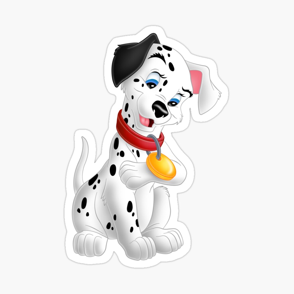 T-Shirt Cartoon Dog - Cute Lucky 101 Dalmatians T-Shirt Cartoon Dog - Cute Lucky 101 Dalmatians