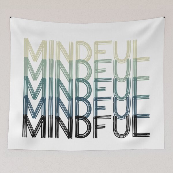 Item preview, Mindful - Gradation - Cool Tones - Stacked Alphabet designed and sold by GWTF-Designs.