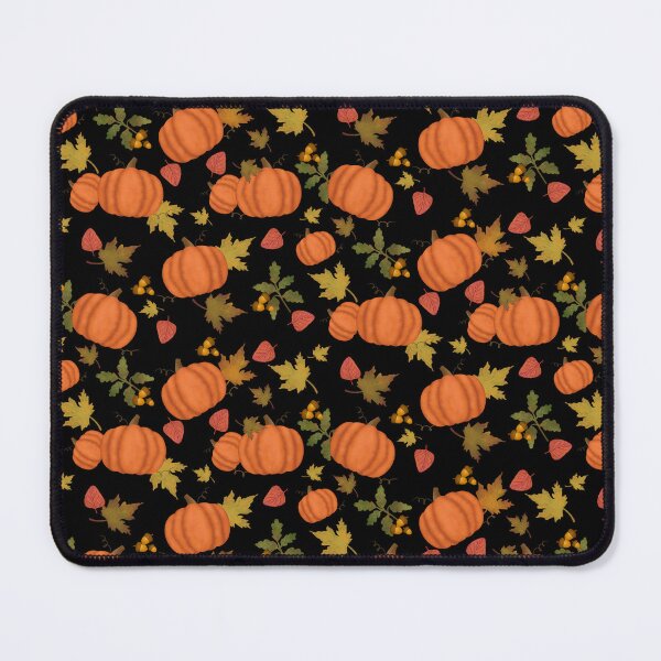 Item preview, Pumpkins and Leaves Seamless Pattern designed and sold by Cedarrue.