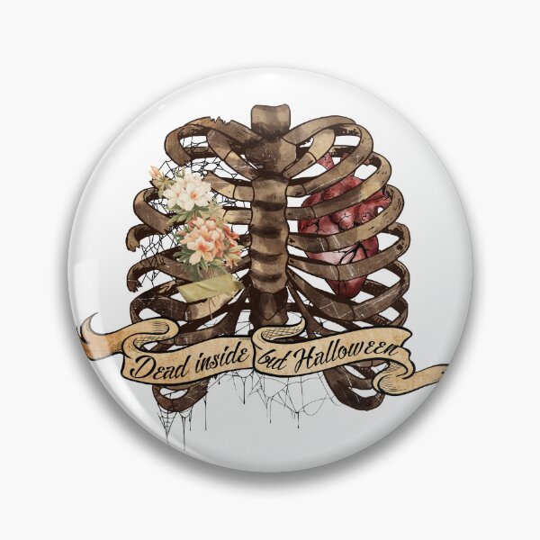 Item preview, Vintage  Halloween design Quote "Dead Inside But Halloween"   STICKER gift for biyfriend gift for girlfriend gift for best friend gift halloween freaks  designed and sold by GhostAmine.
