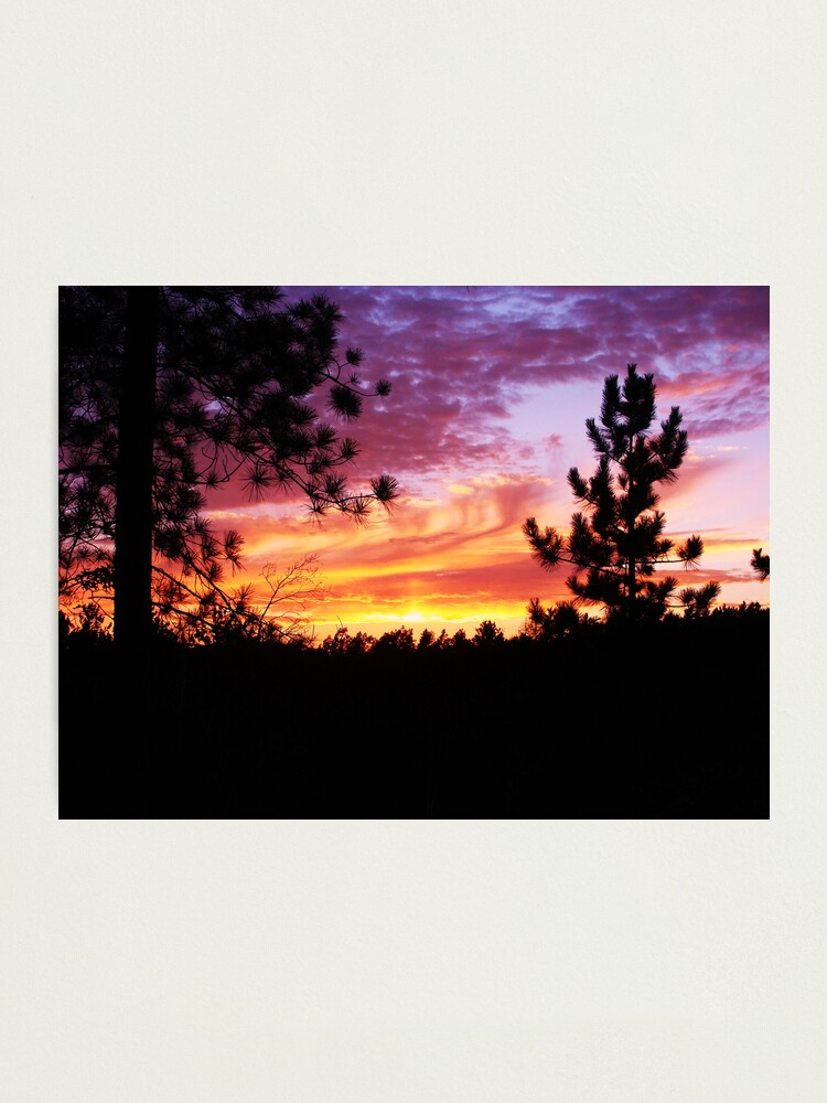 Alternate view of Cotton Candy Sky Photographic Print