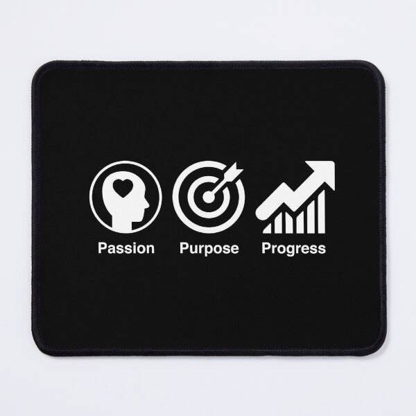 Item preview, Passion purpose progress motivational and inspirational quote design designed and sold by Creation Lab.