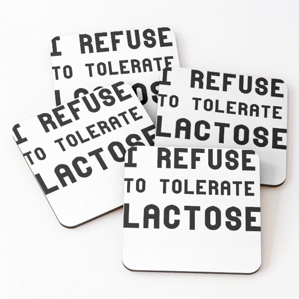 Item preview, I Refuse To Tolerate Lactose Funny Lactose Intolerant designed and sold by uwart.