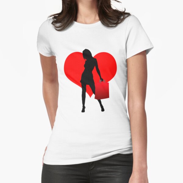 Love to Shop Fitted T-Shirt