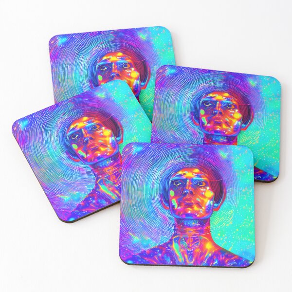 Item preview, Our House Music No.2 - Astral Cosmic AI Illustration - Male Face with Vibrations  designed and sold by Recall-Design.
