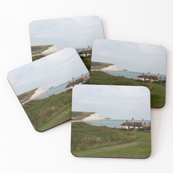 Item preview, Coastguard cottages overlooking Seven Sisters Cliffs designed and sold by cdkphotos.