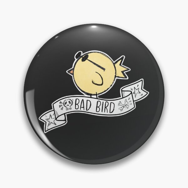 Item preview, Bad Bird Punk Rocker Goth Metal designed and sold by CatAndBirdStore.