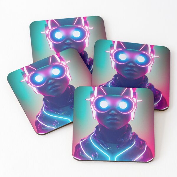 Item preview, Young Neonpunk Hero designed and sold by Astray-Dreams.