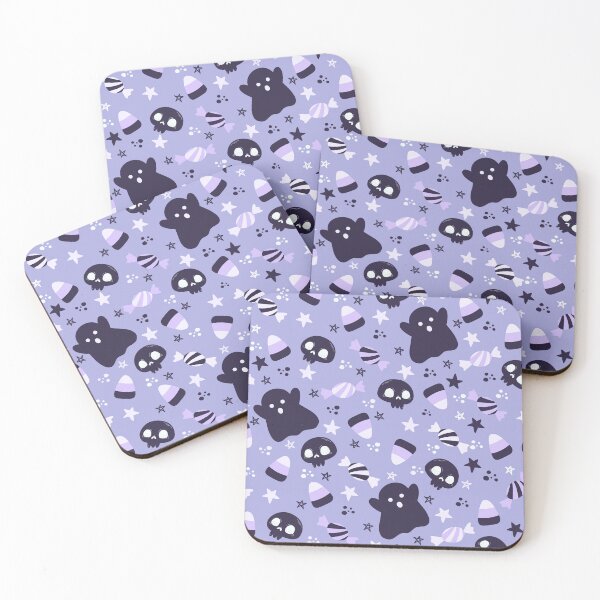 Item preview, Cute Purple Ghost Pattern designed and sold by Preslava Genova.