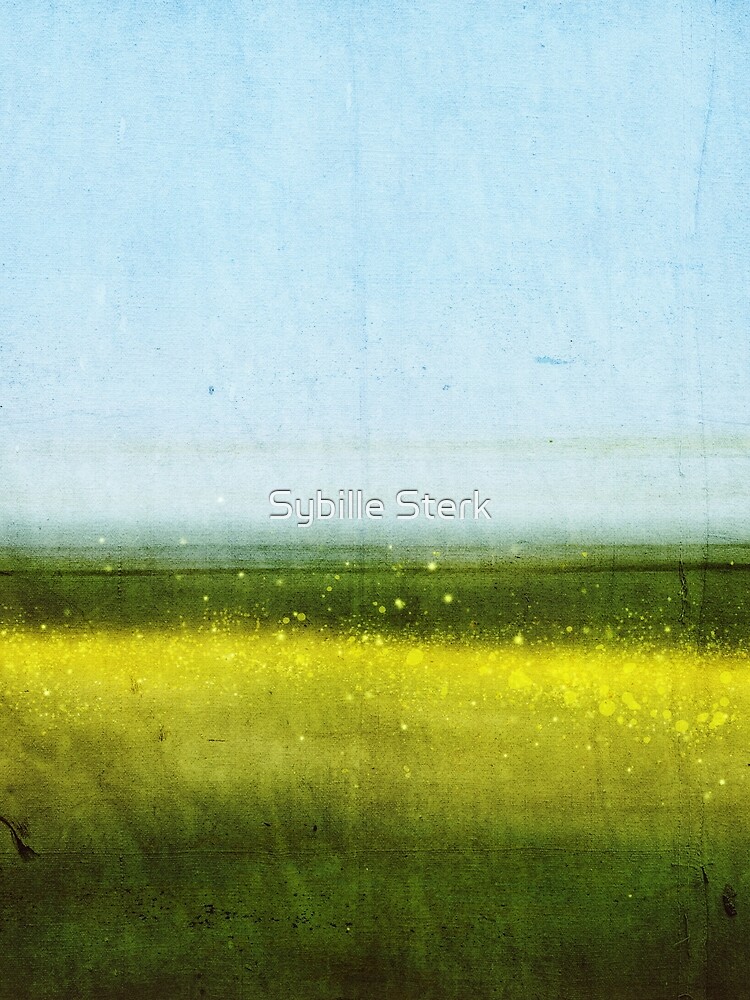 Abstract Landscape No 1: Rapeseed field by MagpieMagic
