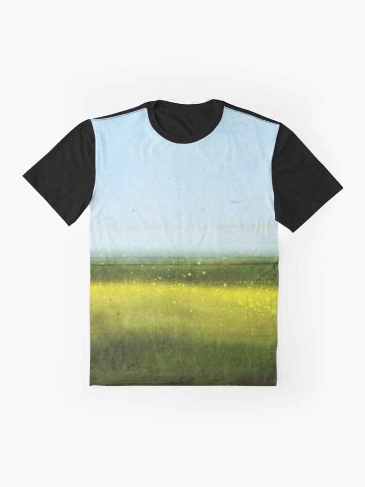 Alternate view of Abstract Landscape No 1: Rapeseed field Graphic T-Shirt