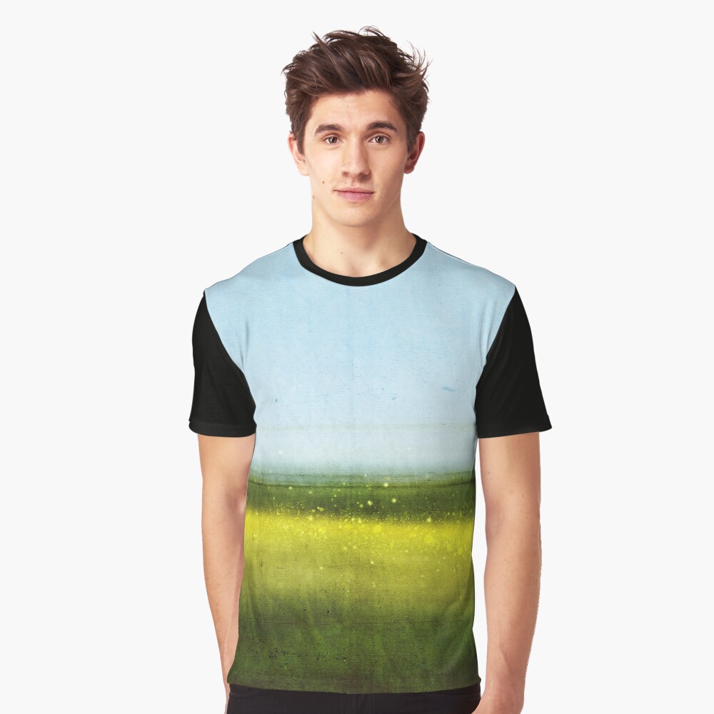 Abstract Landscape No 1: Rapeseed field Graphic T-Shirt