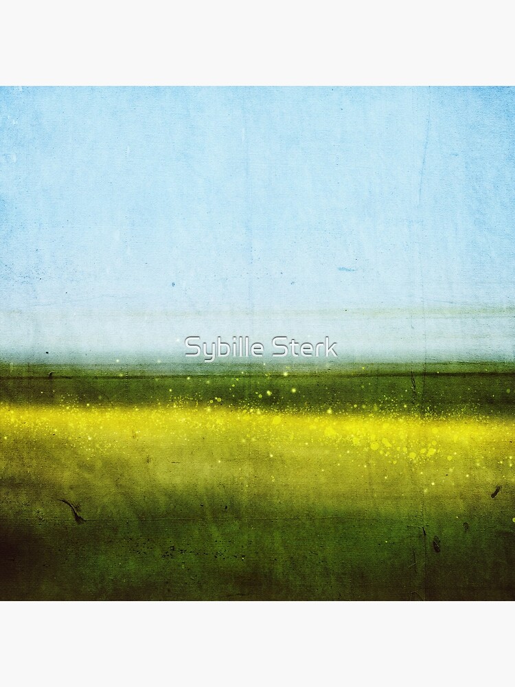 Abstract Landscape No 1: Rapeseed field by MagpieMagic