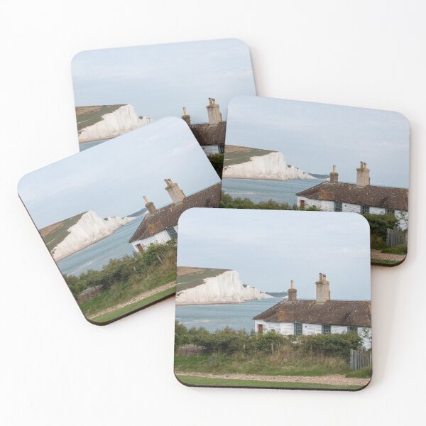 Item preview, Seven Sisters cliffs and Cuckmere Haven coastguard cottages designed and sold by cdkphotos.