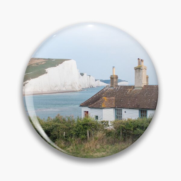 Item preview, Seven Sisters cliffs and Cuckmere Haven coastguard cottages designed and sold by cdkphotos.