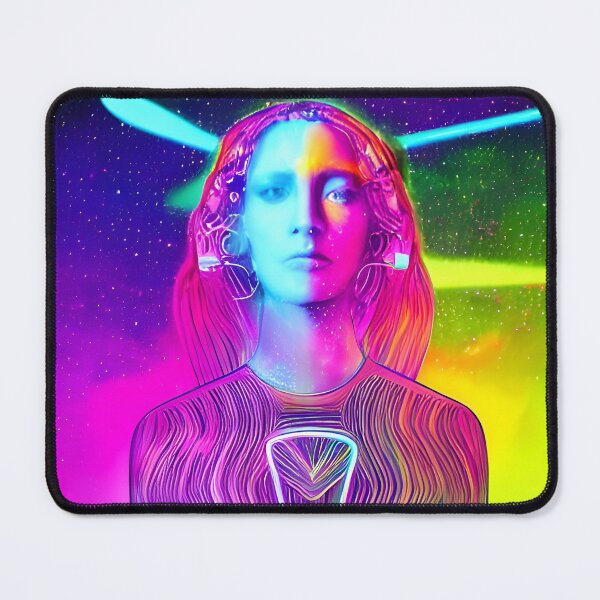 Item preview, Our House Music No.3 - Astral Cosmic AI Illustration - Slender Female in Space designed and sold by Recall-Design.