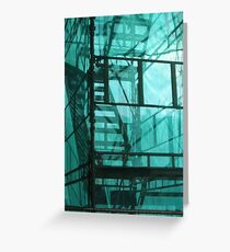 scaffold stair Greeting Card